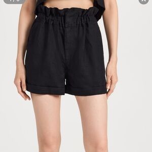 POSSE THE LABEL DUCKY LINEN SHORTS XS